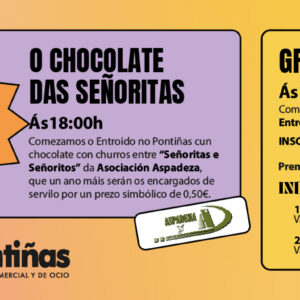 Celebramos o Entroido co chocolate das señoritas e o noso tradicional Concurso de Carnaval Celebramos o Entroido co chocolate das señoritas e o noso tradicional Concurso de Carnaval
