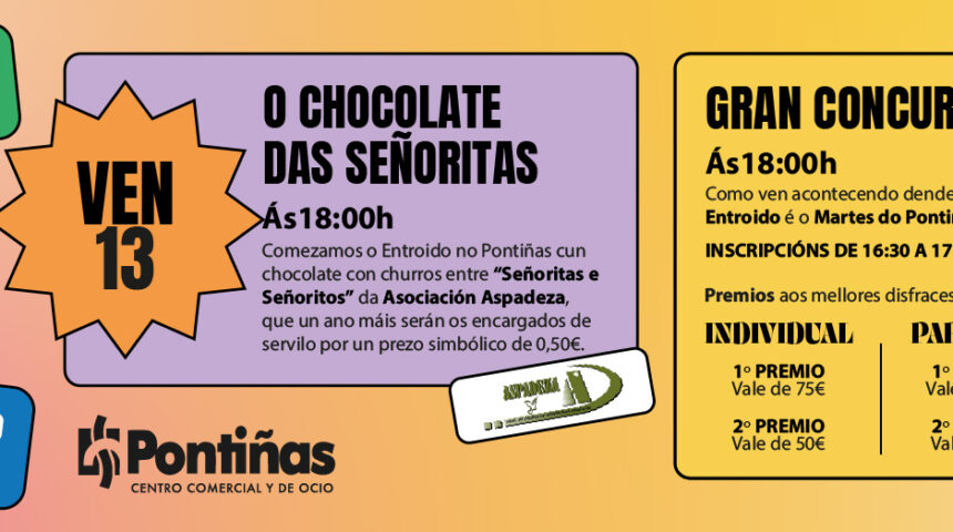 Celebramos o Entroido co chocolate das señoritas e o noso tradicional Concurso de Carnaval